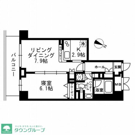 パークフラッツ学芸大学の物件間取画像